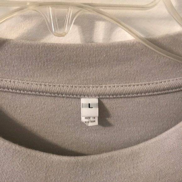 MUJI Grey Pullover Top Cotton - Picture 2 of 4
